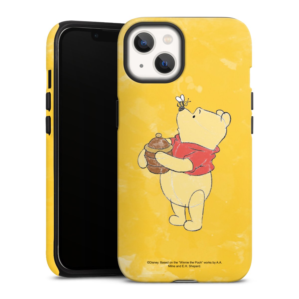 iPhone 13 Handy Panzer Handyhülle robuste Outdoor Hülle Schutzhülle matt Official Licensed Product Winnie The Pooh Disney Tough Case