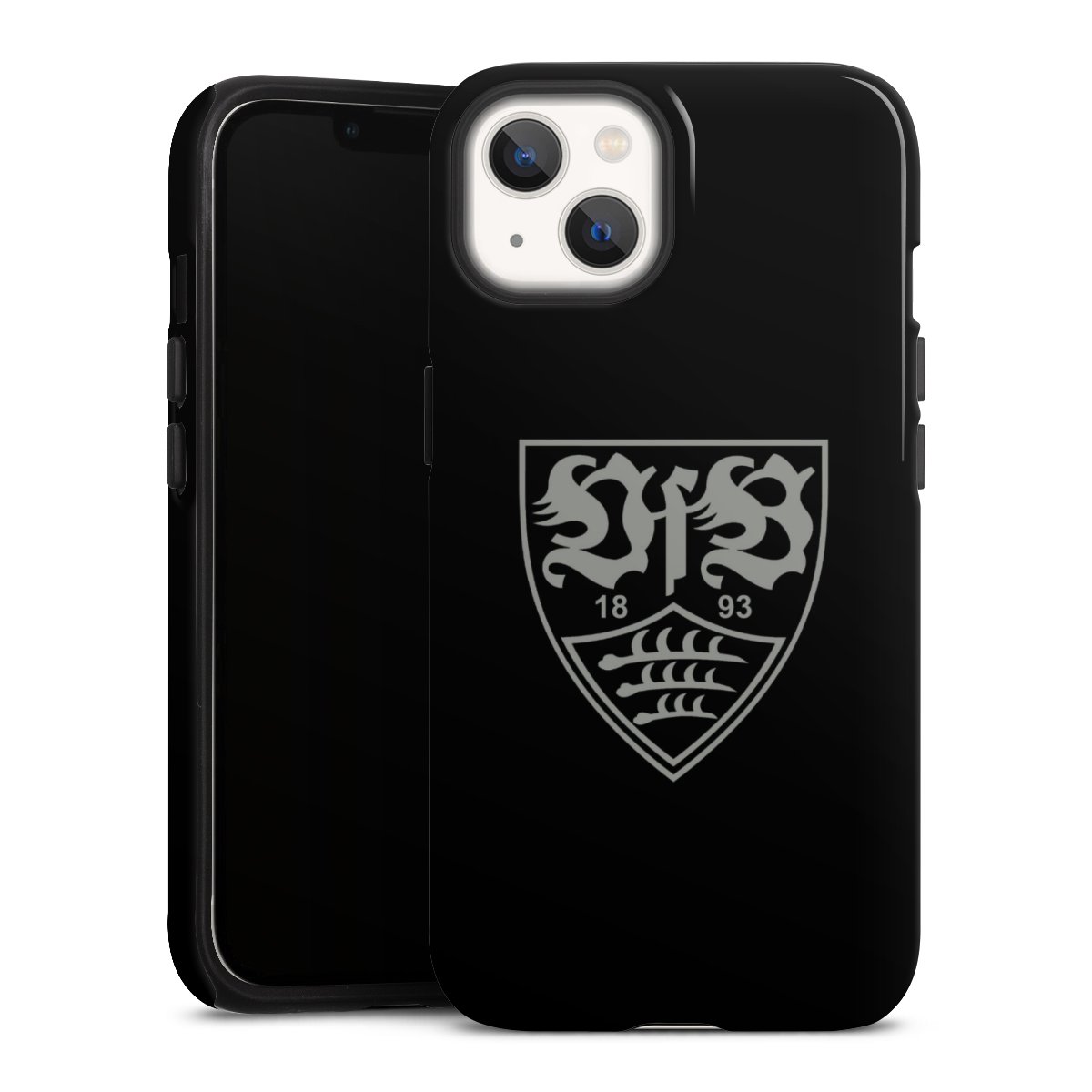 iPhone 13 Handy Panzer Handyhülle robuste Outdoor Hülle Schutzhülle glänzend Official Licensed Product Vfb Stuttgart Tough Case