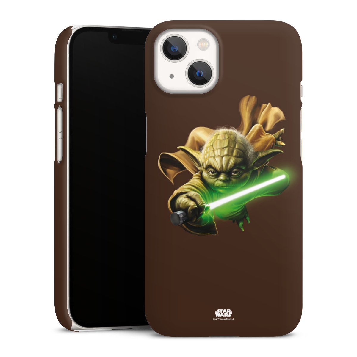 iPhone 13 Handy Premium Case Smartphone Handyhülle Schutzhülle matt Yoda Merchandise Star Wars Premium Case