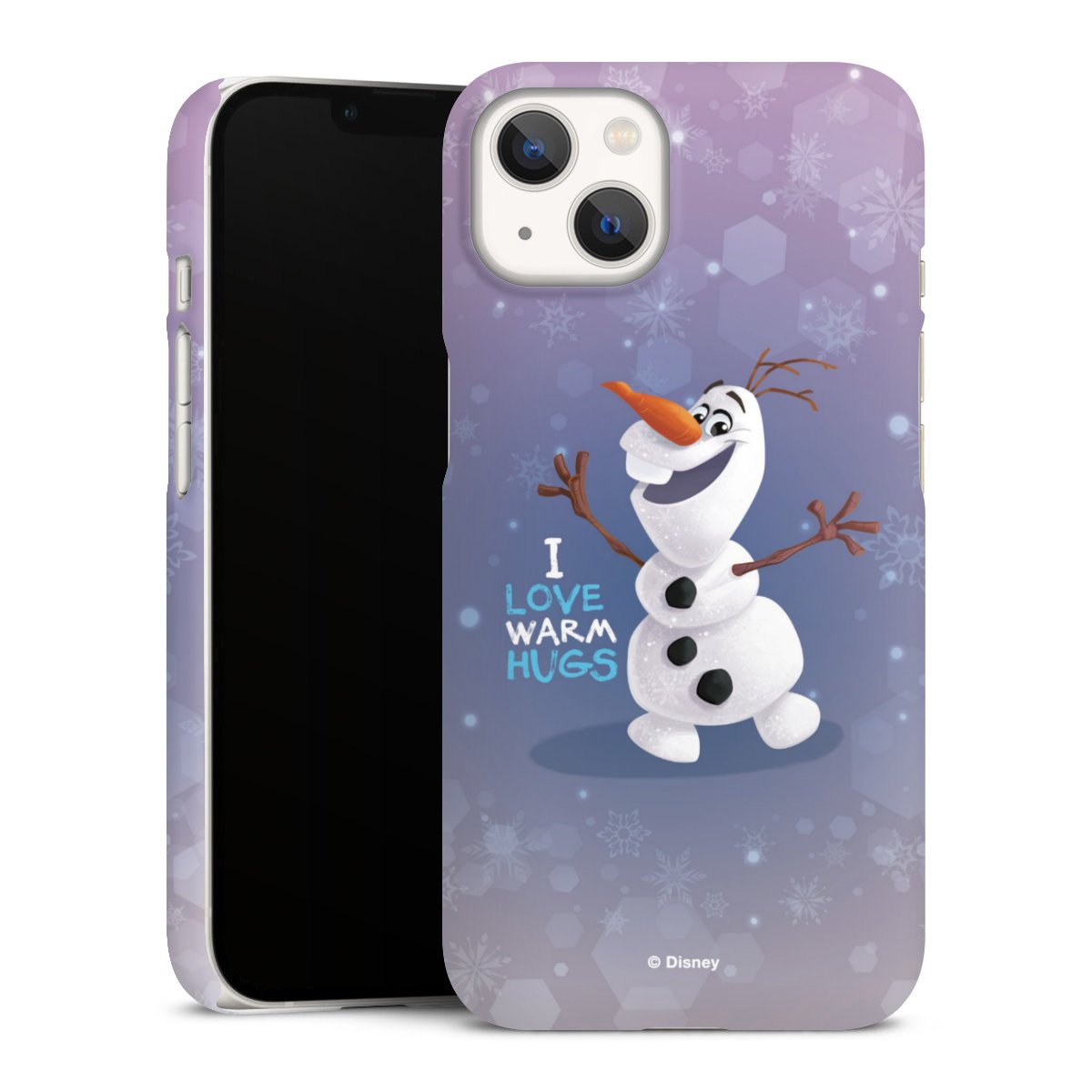 iPhone 13 Handy Premium Case Smartphone Handyhülle Schutzhülle matt Frozen Frozen Olaf Official Licensed Product Premium Case