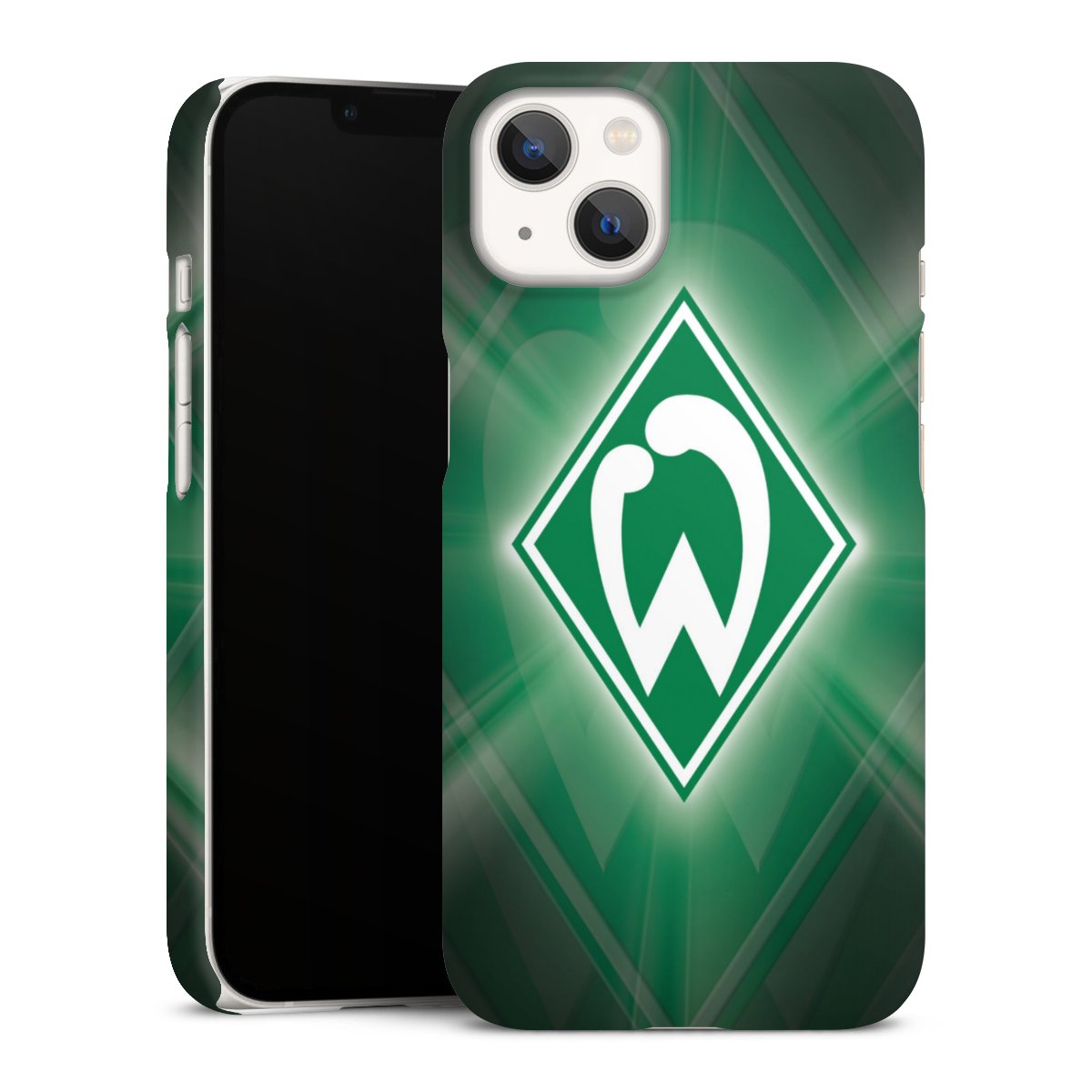 iPhone 13 Handy Premium Case Smartphone Handyhülle Schutzhülle matt Sv Werder Bremen Official Licensed Product Coat Of Arms Premium Case