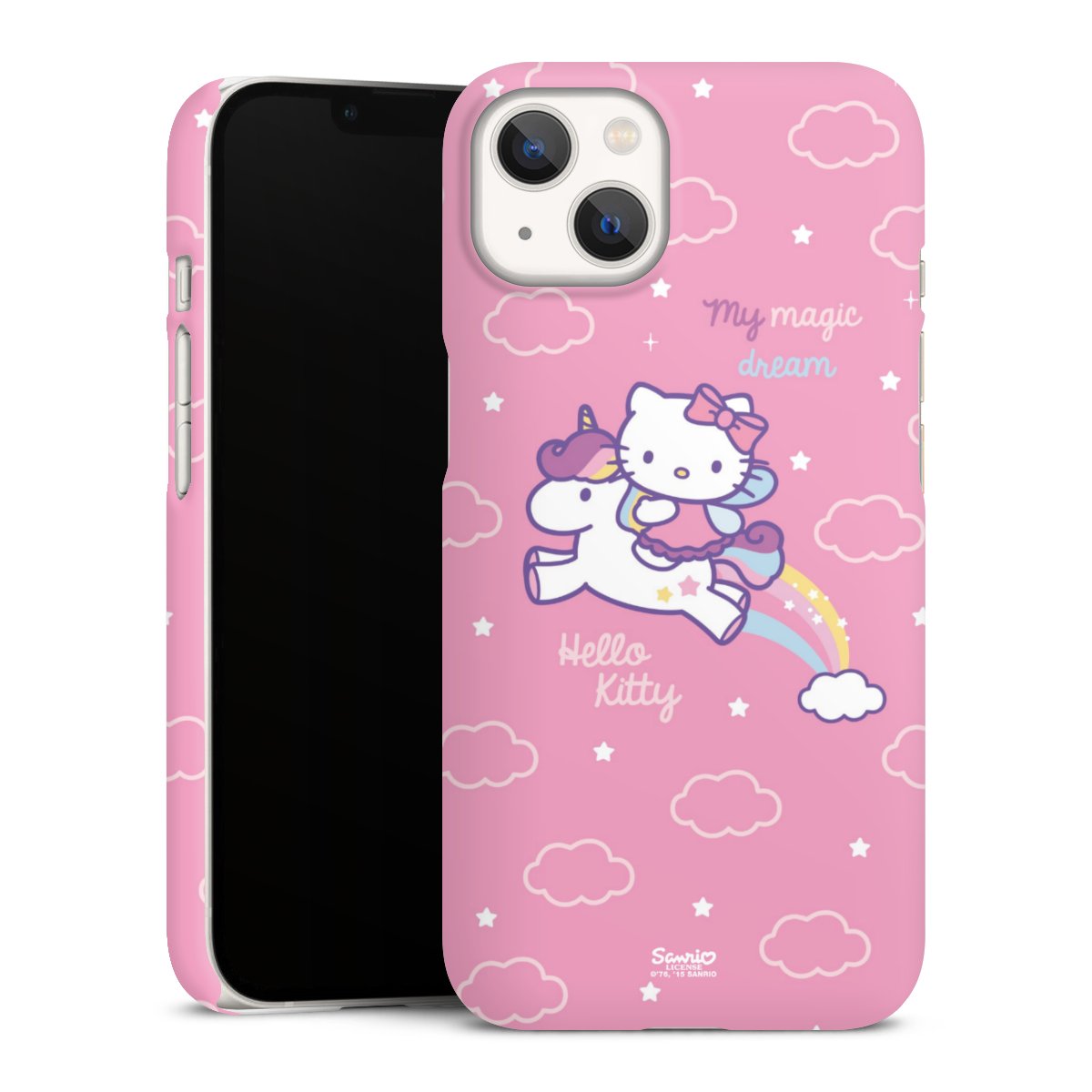 iPhone 13 Handy Premium Case Smartphone Handyhülle Schutzhülle matt Einhorn Official Licensed Product Hello Kitty Premium Case