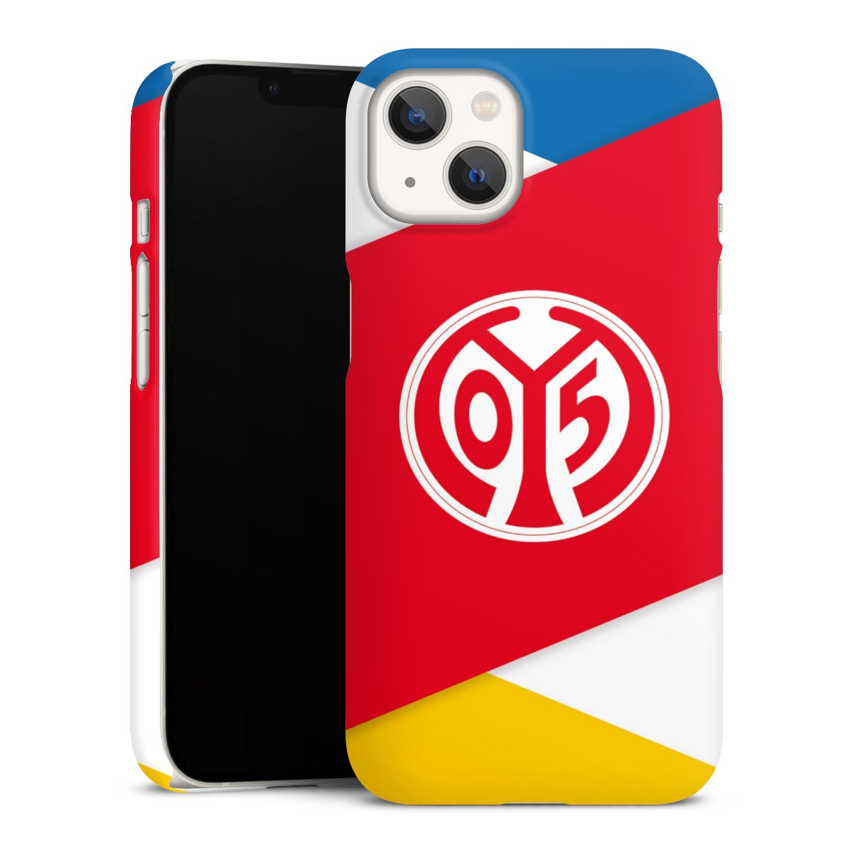 iPhone 13 Handy Premium Case Smartphone Handyhülle Schutzhülle matt Official Licensed Product Soccer 1. Fsv Mainz 05 E.V. Premium Case