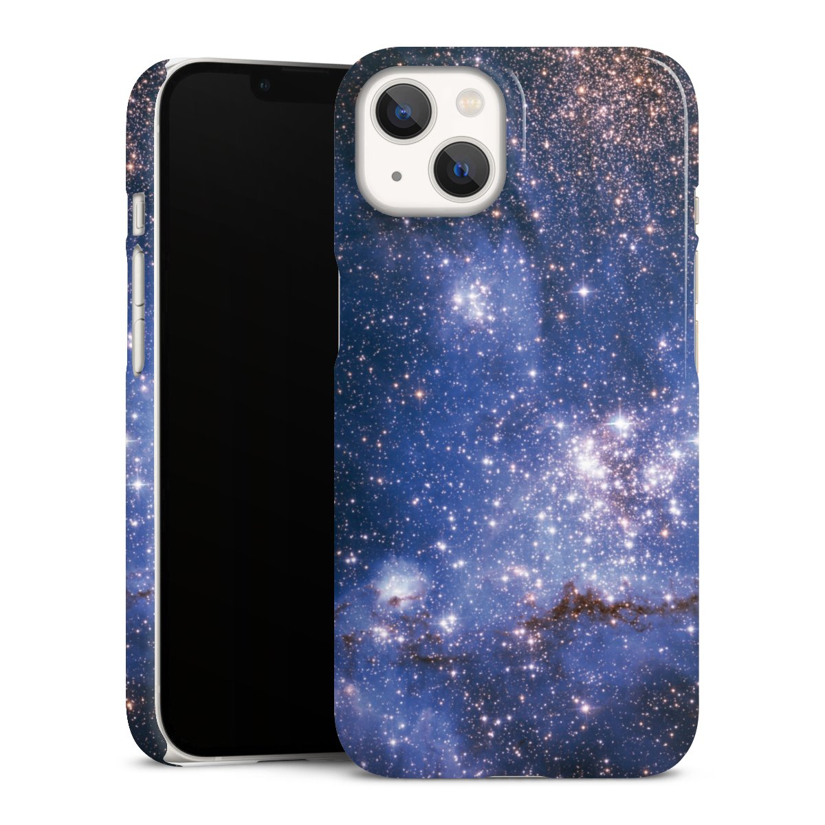 iPhone 13 Handy Premium Case Smartphone Handyhülle Schutzhülle glänzend Weltall Galaxy Weltraum Premium Case