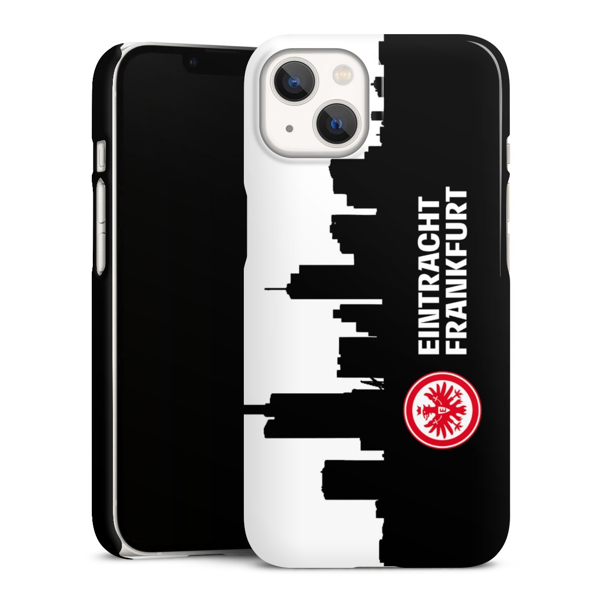 iPhone 13 Handy Premium Case Smartphone Handyhülle Schutzhülle glänzend Sge Eintracht Frankfurt Official Licensed Product Premium Case