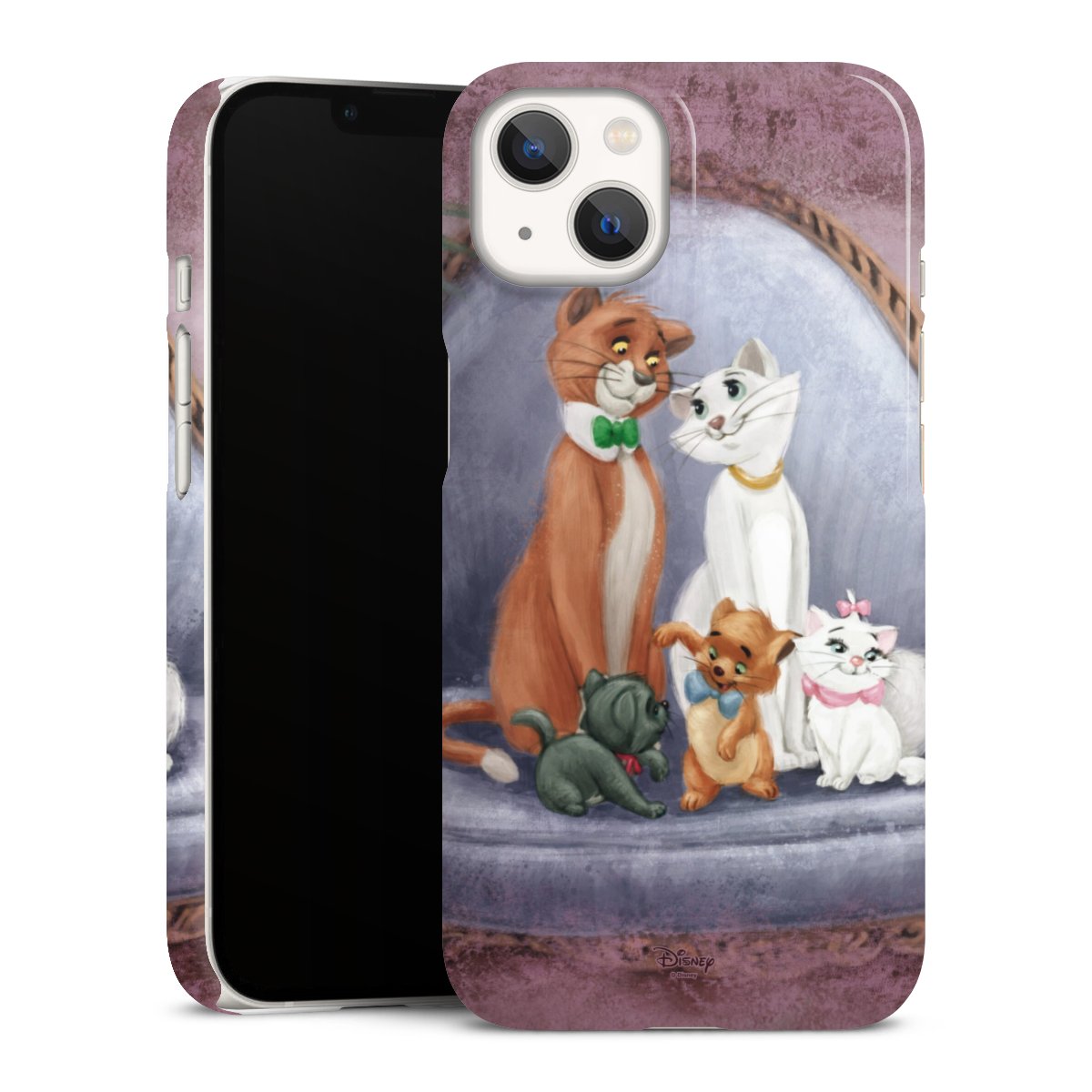 iPhone 13 Handy Premium Case Smartphone Handyhülle Schutzhülle glänzend Official Licensed Product Disney Aristocats Premium Case