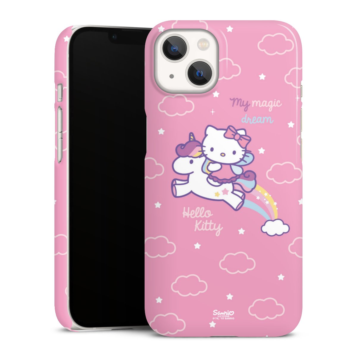 iPhone 13 Handy Premium Case Smartphone Handyhülle Schutzhülle glänzend Einhorn Official Licensed Product Hello Kitty Premium Case