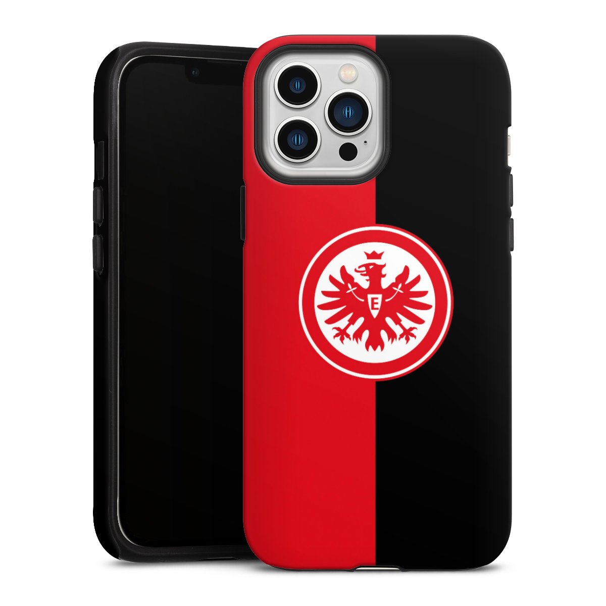 iPhone 13 Pro Max Handy Panzer Handyhülle robuste Outdoor Hülle Schutzhülle matt Official Licensed Product Eintracht Frankfurt Sge Tough Case