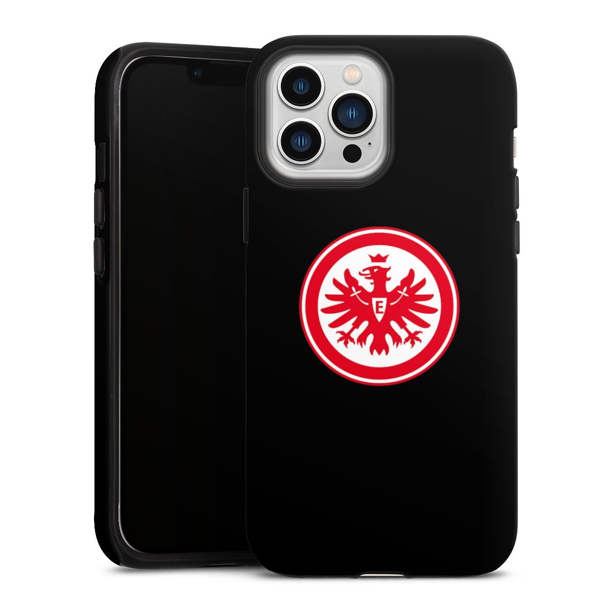 iPhone 13 Pro Max Handy Panzer Handyhülle robuste Outdoor Hülle Schutzhülle matt Eintracht Frankfurt Sge Eagle Tough Case