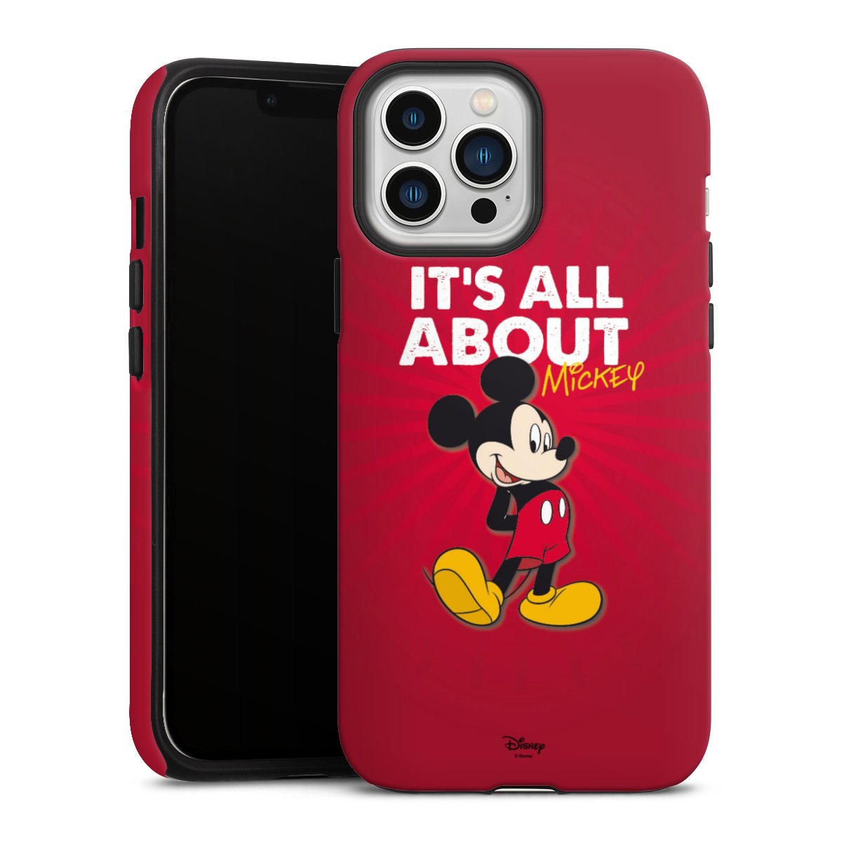 iPhone 13 Pro Max Handy Panzer Handyhülle robuste Outdoor Hülle Schutzhülle matt Mouse Disney Official Licensed Product Tough Case