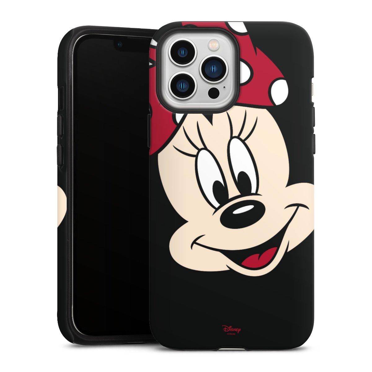 iPhone 13 Pro Max Handy Panzer Handyhülle robuste Outdoor Hülle Schutzhülle matt Minnie Mouse Official Licensed Product Disney Tough Case