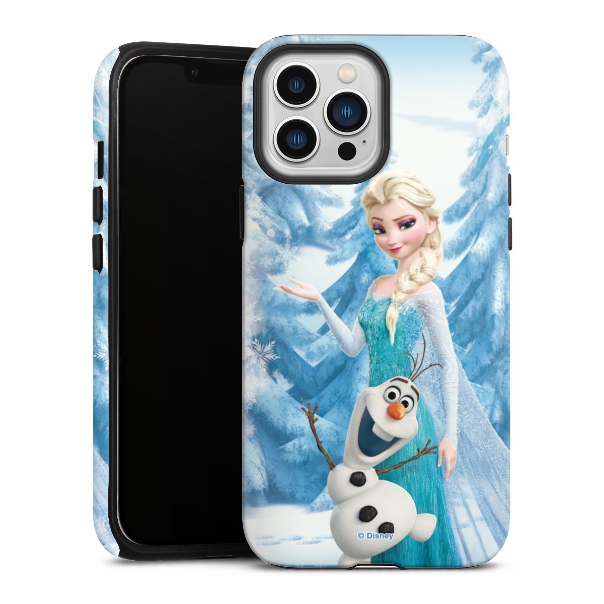 iPhone 13 Pro Max Handy Panzer Handyhülle robuste Outdoor Hülle Schutzhülle matt Official Licensed Product Frozen Elsa Disney Tough Case