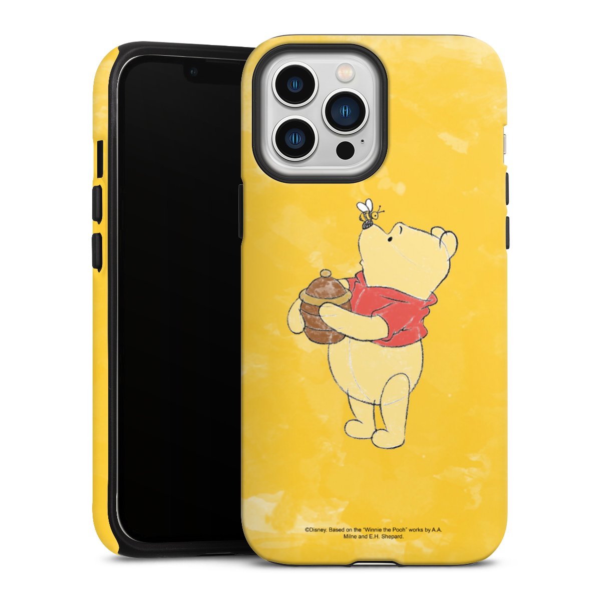 iPhone 13 Pro Max Handy Panzer Handyhülle robuste Outdoor Hülle Schutzhülle matt Official Licensed Product Winnie The Pooh Disney Tough Case