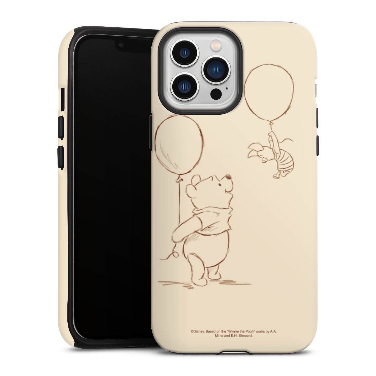 iPhone 13 Pro Max Handy Panzer Handyhülle robuste Outdoor Hülle Schutzhülle matt Official Licensed Product Winnie The Pooh Disney Tough Case