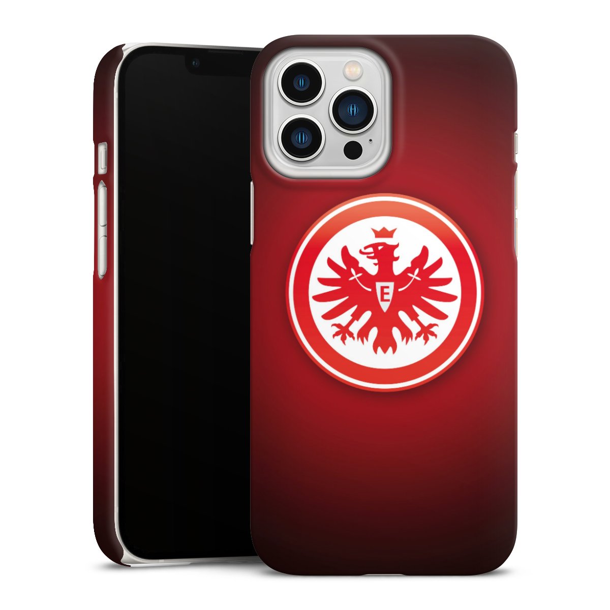 iPhone 13 Pro Max Handy Premium Case Smartphone Handyhülle Schutzhülle matt Eintracht Frankfurt Official Licensed Product Coat Of Arms Premium Case