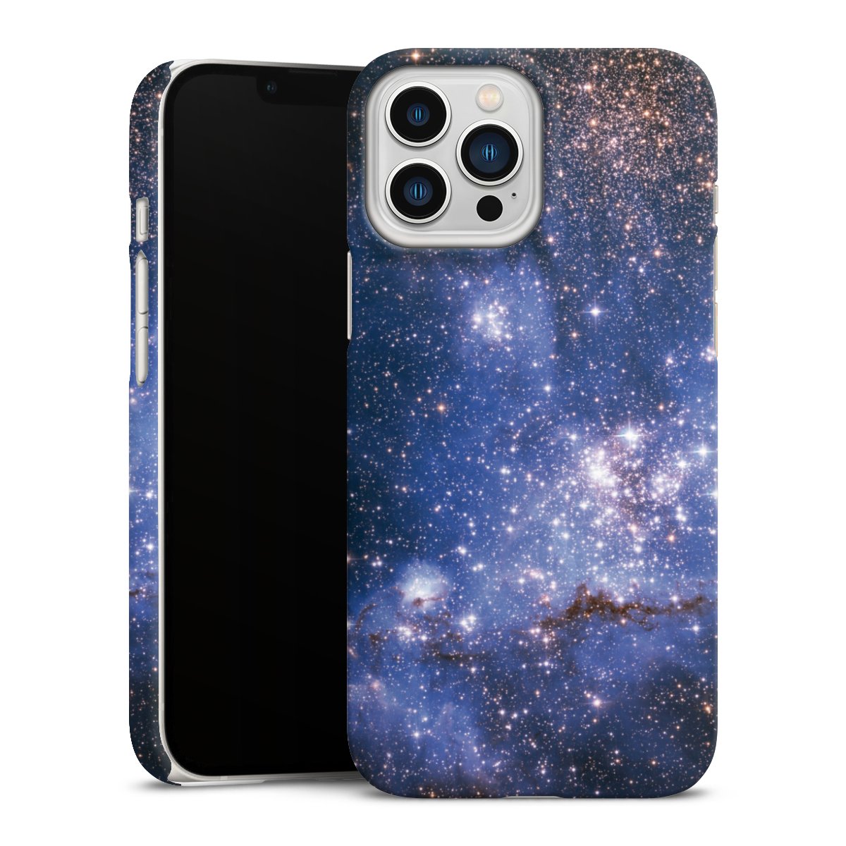 iPhone 13 Pro Max Handy Premium Case Smartphone Handyhülle Schutzhülle matt Weltall Galaxy Weltraum Premium Case