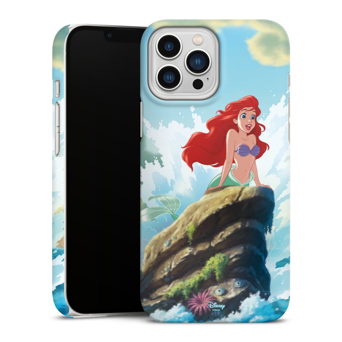 iPhone 13 Pro Max Handy Premium Case Smartphone Handyhülle Schutzhülle matt Mermaid Arielle Die Meerjungfrau Official Licensed Product Premium Case