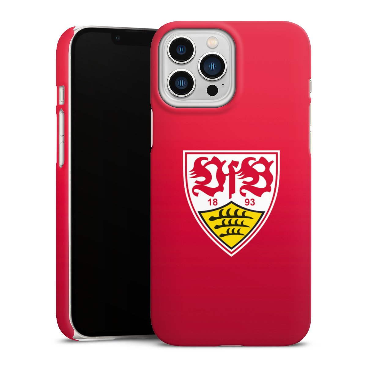 iPhone 13 Pro Max Handy Premium Case Smartphone Handyhülle Schutzhülle matt Official Licensed Product Vfb Stuttgart Premium Case