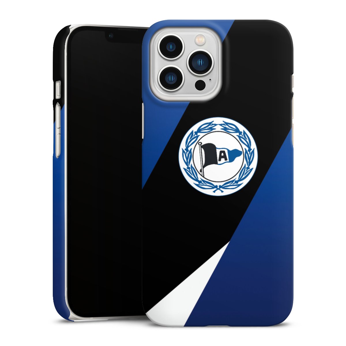 iPhone 13 Pro Max Handy Premium Case Smartphone Handyhülle Schutzhülle matt Official Licensed Product Arminia Bielefeld Dsc Premium Case