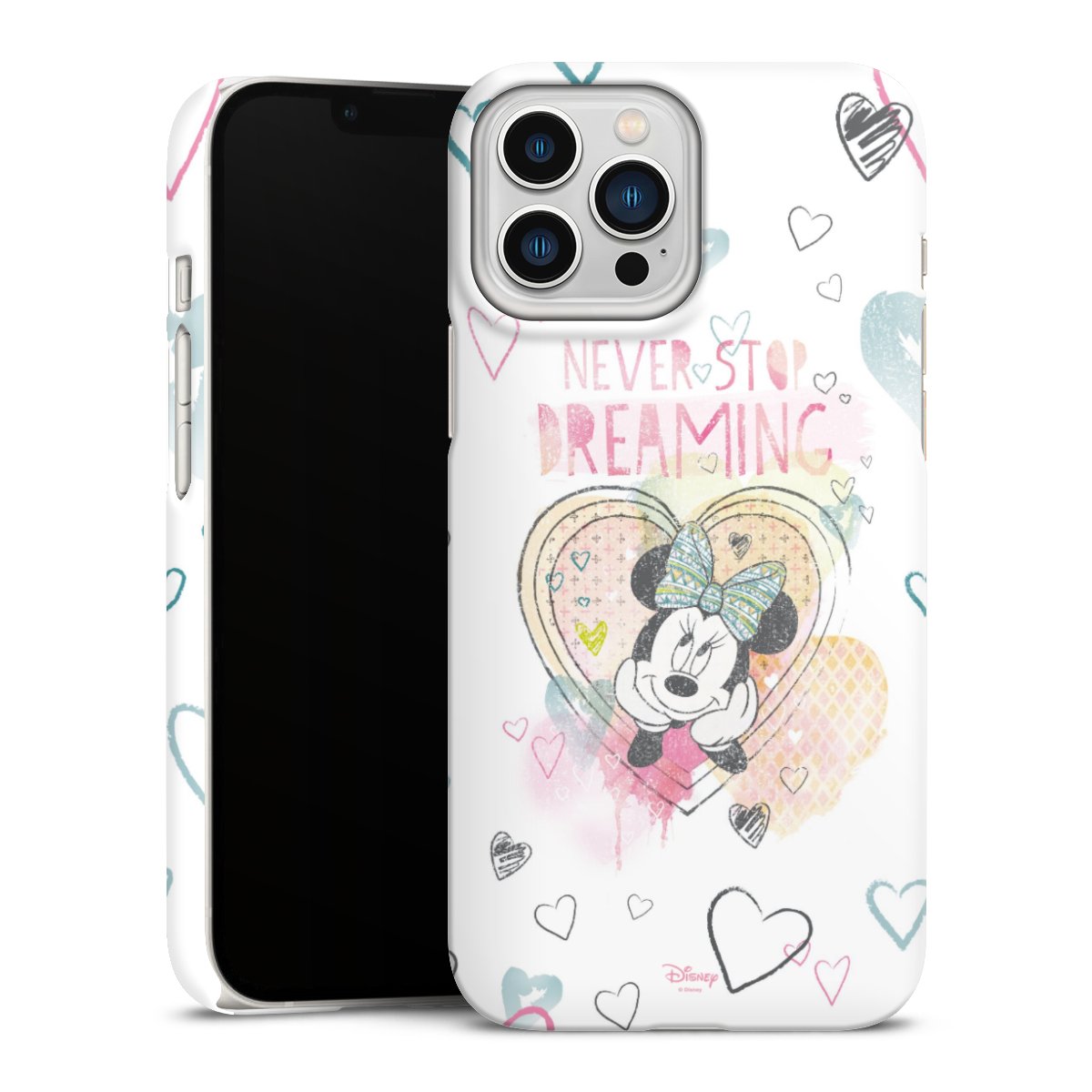 iPhone 13 Pro Max Handy Premium Case Smartphone Handyhülle Schutzhülle matt Disney Official Licensed Product Minnie Mouse Premium Case