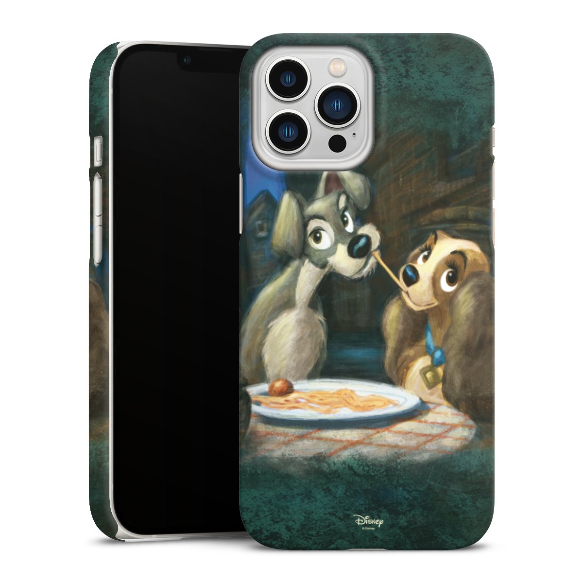 iPhone 13 Pro Max Handy Premium Case Smartphone Handyhülle Schutzhülle matt Lady And The Tramp Official Licensed Product Disney Premium Case