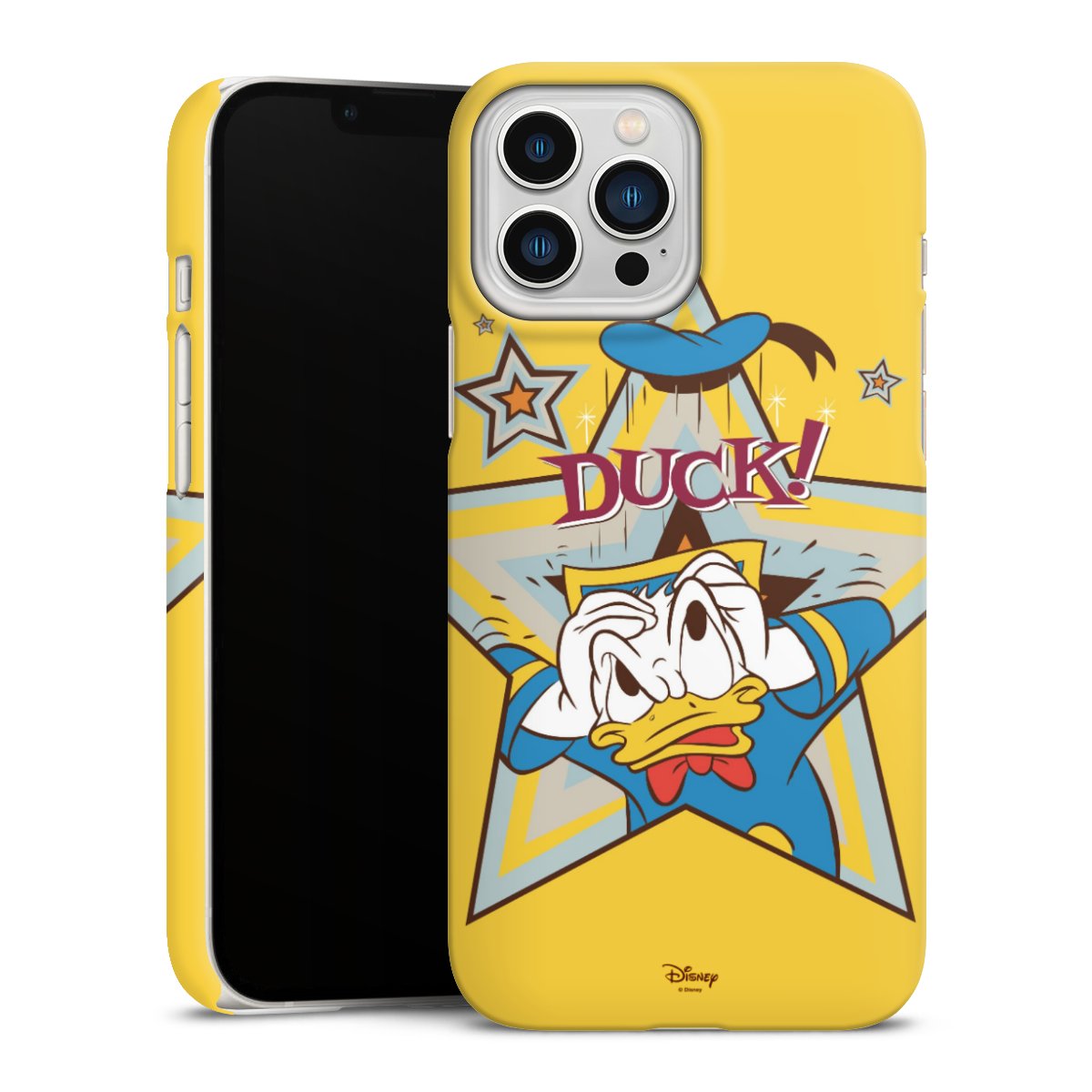 iPhone 13 Pro Max Handy Premium Case Smartphone Handyhülle Schutzhülle matt Official Licensed Product Donald Duck Disney Premium Case