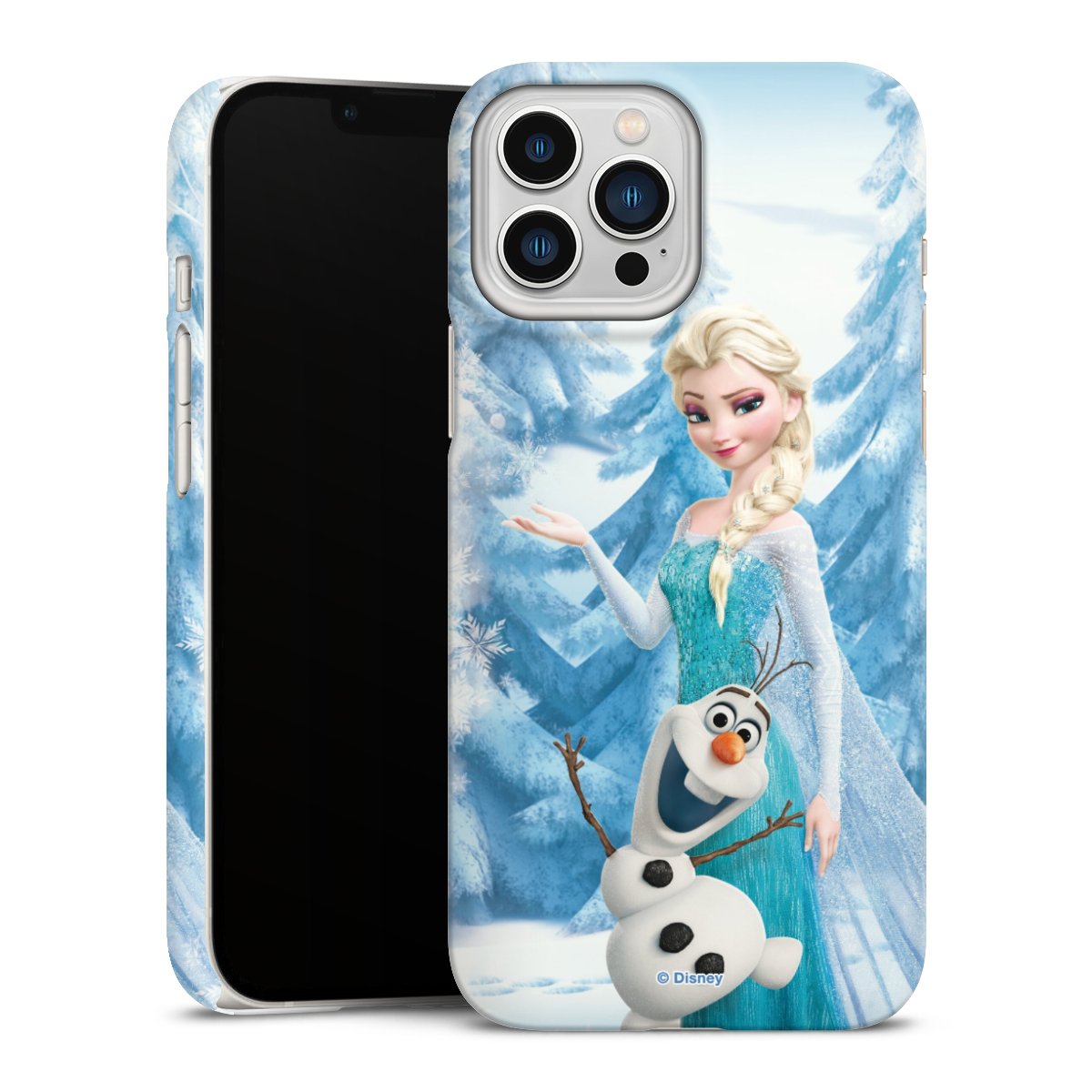 iPhone 13 Pro Max Handy Premium Case Smartphone Handyhülle Schutzhülle matt Official Licensed Product Frozen Elsa Disney Premium Case