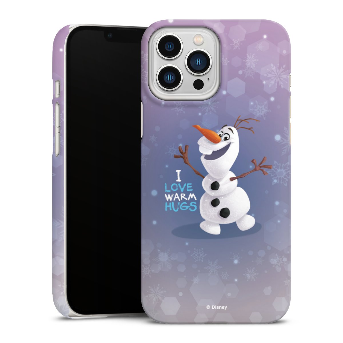 iPhone 13 Pro Max Handy Premium Case Smartphone Handyhülle Schutzhülle matt Frozen Frozen Olaf Official Licensed Product Premium Case