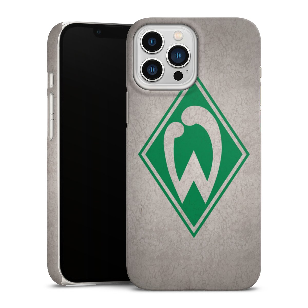 iPhone 13 Pro Max Handy Premium Case Smartphone Handyhülle Schutzhülle matt Sv Werder Bremen Concrete Official Licensed Product Premium Case