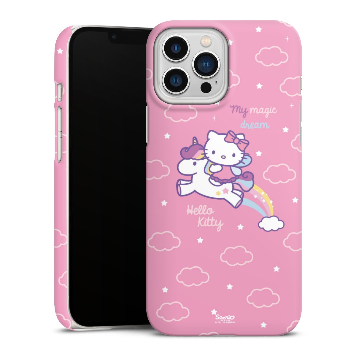 iPhone 13 Pro Max Handy Premium Case Smartphone Handyhülle Schutzhülle matt Einhorn Official Licensed Product Hello Kitty Premium Case