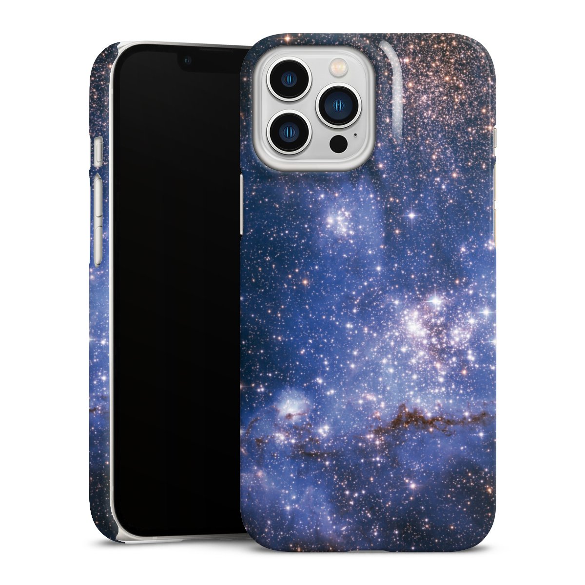 iPhone 13 Pro Max Handy Premium Case Smartphone Handyhülle Schutzhülle glänzend Weltall Galaxy Weltraum Premium Case