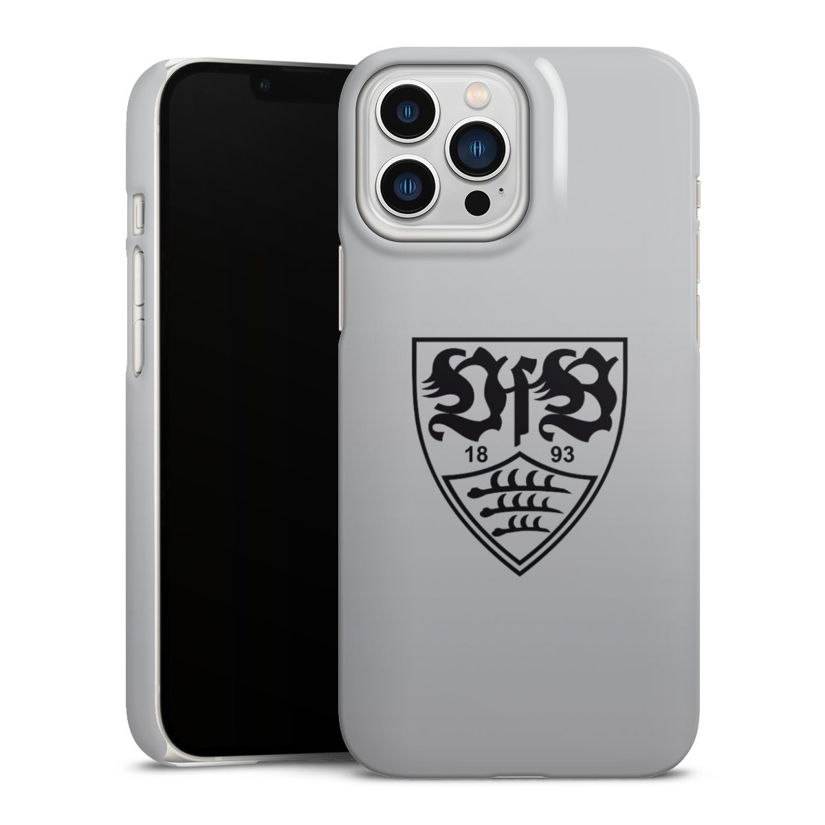 iPhone 13 Pro Max Handy Premium Case Smartphone Handyhülle Schutzhülle glänzend Logo Vfb Stuttgart Official Licensed Product Premium Case