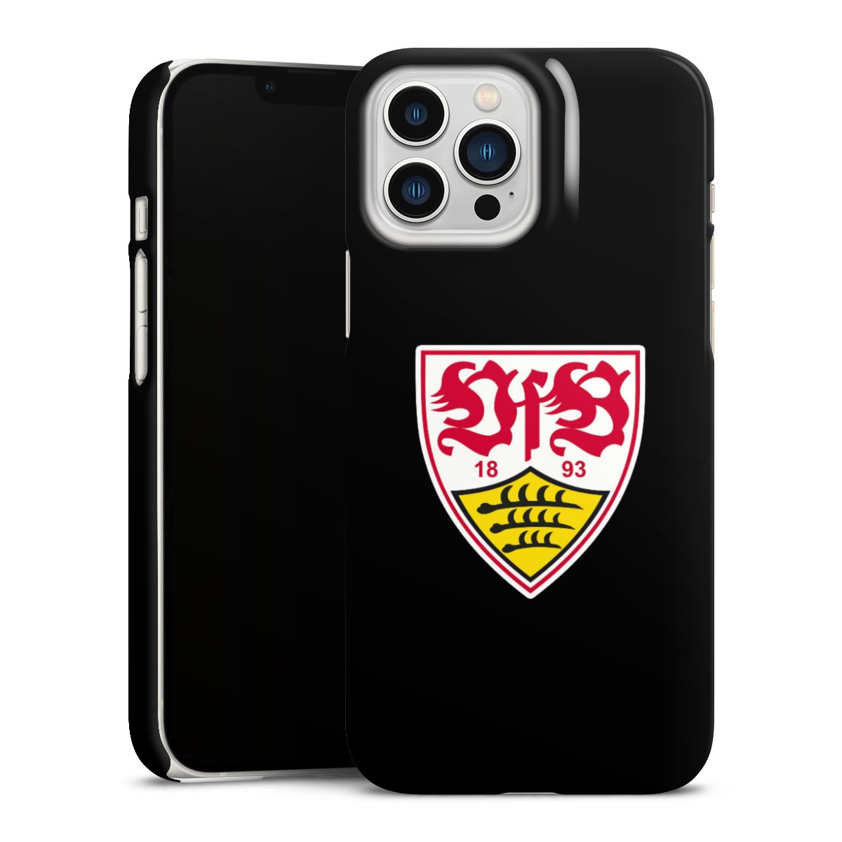 iPhone 13 Pro Max Handy Premium Case Smartphone Handyhülle Schutzhülle glänzend Vfb Stuttgart Official Licensed Product Coat Of Arms Premium Case