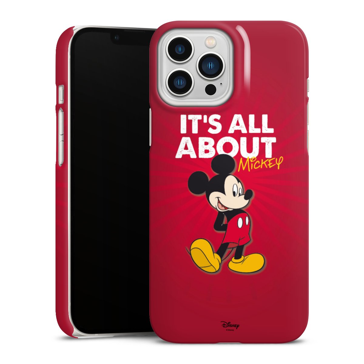 iPhone 13 Pro Max Handy Premium Case Smartphone Handyhülle Schutzhülle glänzend Mouse Disney Official Licensed Product Premium Case