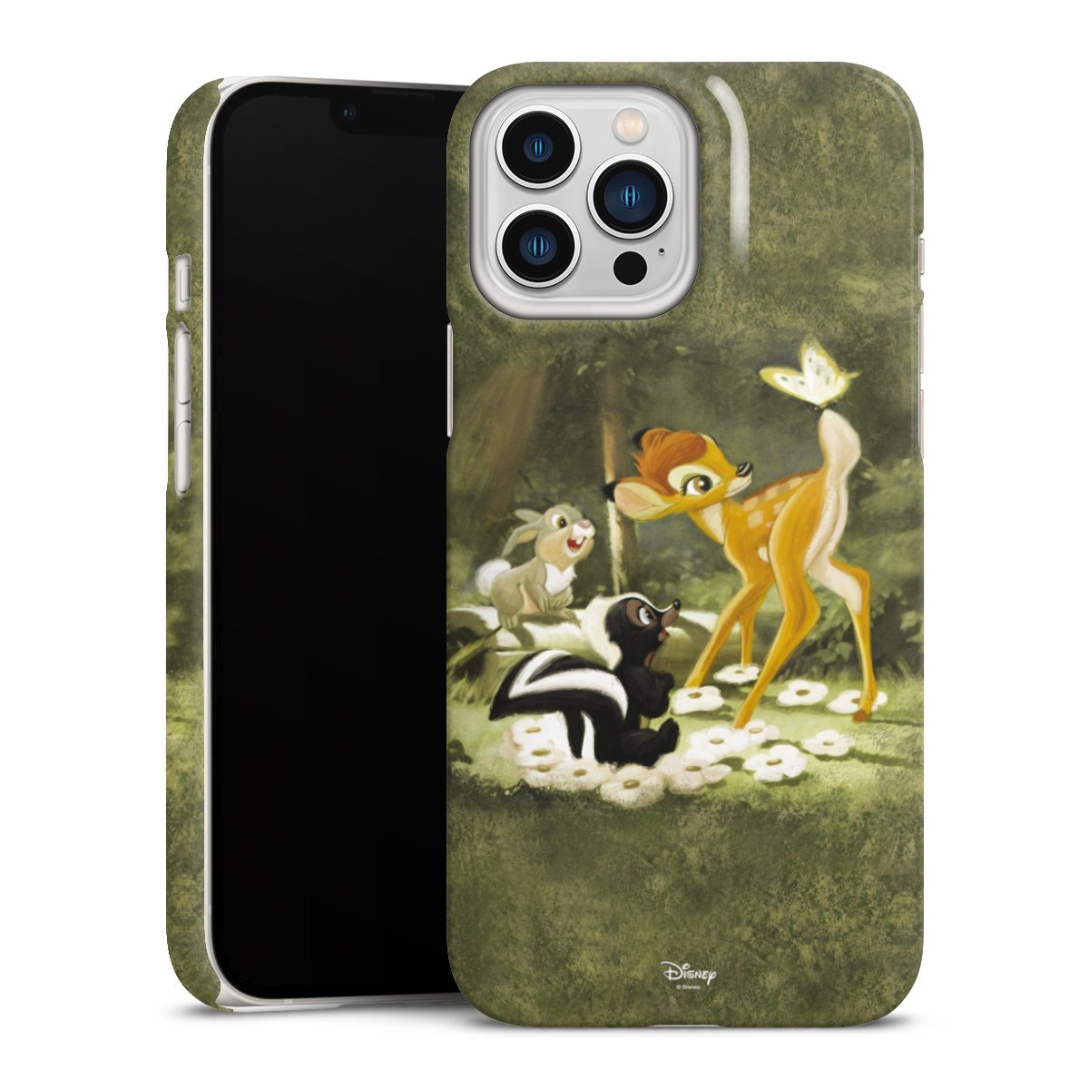 iPhone 13 Pro Max Handy Premium Case Smartphone Handyhülle Schutzhülle glänzend Disney Official Licensed Product Bambi Premium Case