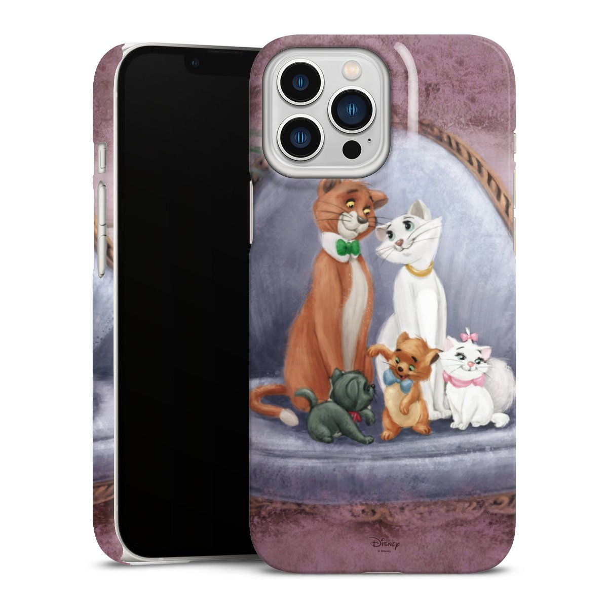 iPhone 13 Pro Max Handy Premium Case Smartphone Handyhülle Schutzhülle glänzend Official Licensed Product Disney Aristocats Premium Case