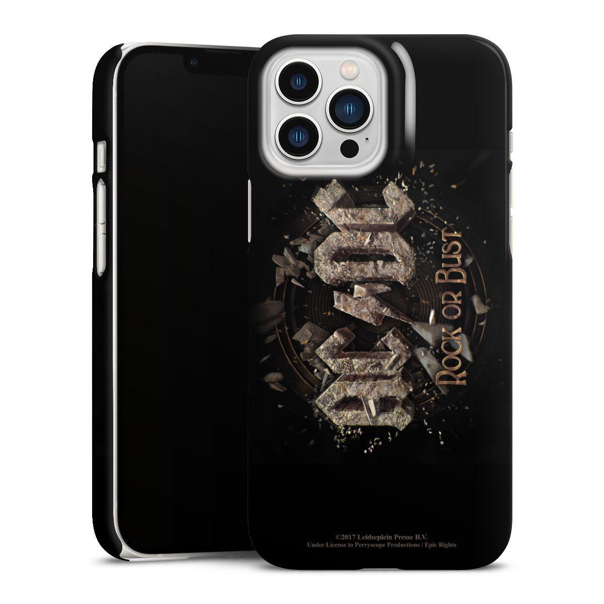 iPhone 13 Pro Max Handy Premium Case Smartphone Handyhülle Schutzhülle glänzend Acdc Official Licensed Product Rock Or Bust Premium Case