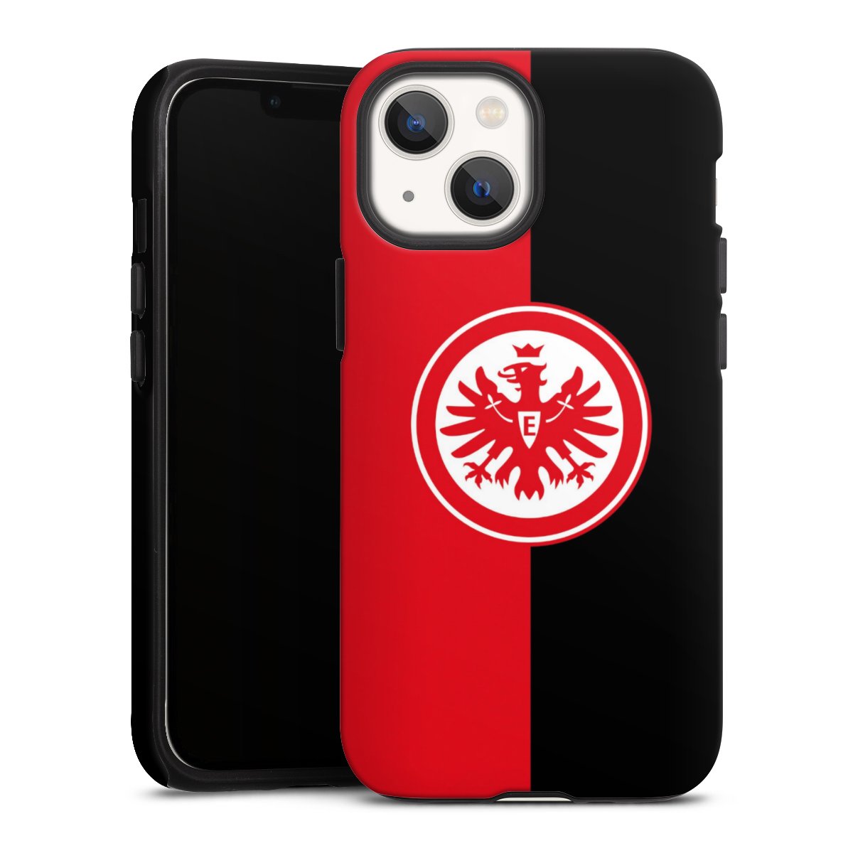 iPhone 13 Mini Handy Panzer Handyhülle robuste Outdoor Hülle Schutzhülle matt Official Licensed Product Eintracht Frankfurt Sge Tough Case