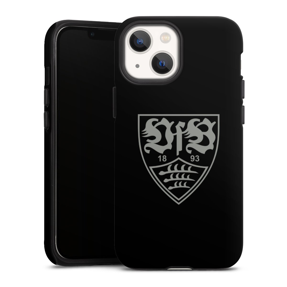 iPhone 13 Mini Handy Panzer Handyhülle robuste Outdoor Hülle Schutzhülle matt Official Licensed Product Vfb Stuttgart Tough Case