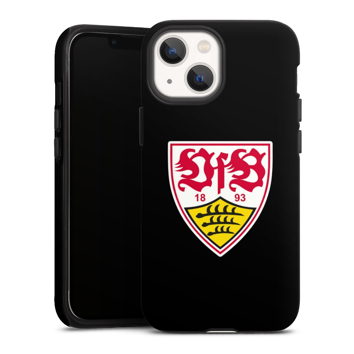 iPhone 13 Mini Handy Panzer Handyhülle robuste Outdoor Hülle Schutzhülle matt Vfb Stuttgart Official Licensed Product Coat Of Arms Tough Case