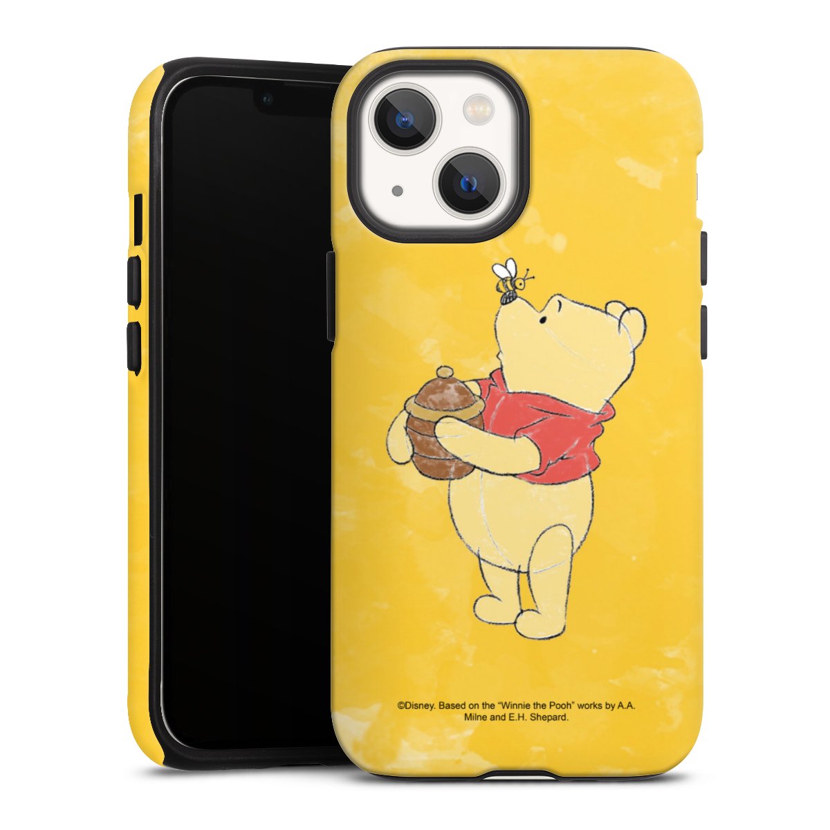 iPhone 13 Mini Handy Panzer Handyhülle robuste Outdoor Hülle Schutzhülle matt Official Licensed Product Winnie The Pooh Disney Tough Case