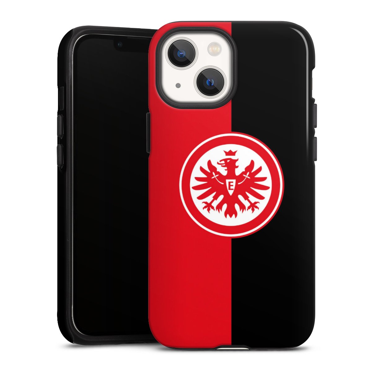 iPhone 13 Mini Handy Panzer Handyhülle robuste Outdoor Hülle Schutzhülle glänzend Official Licensed Product Eintracht Frankfurt Sge Tough Case