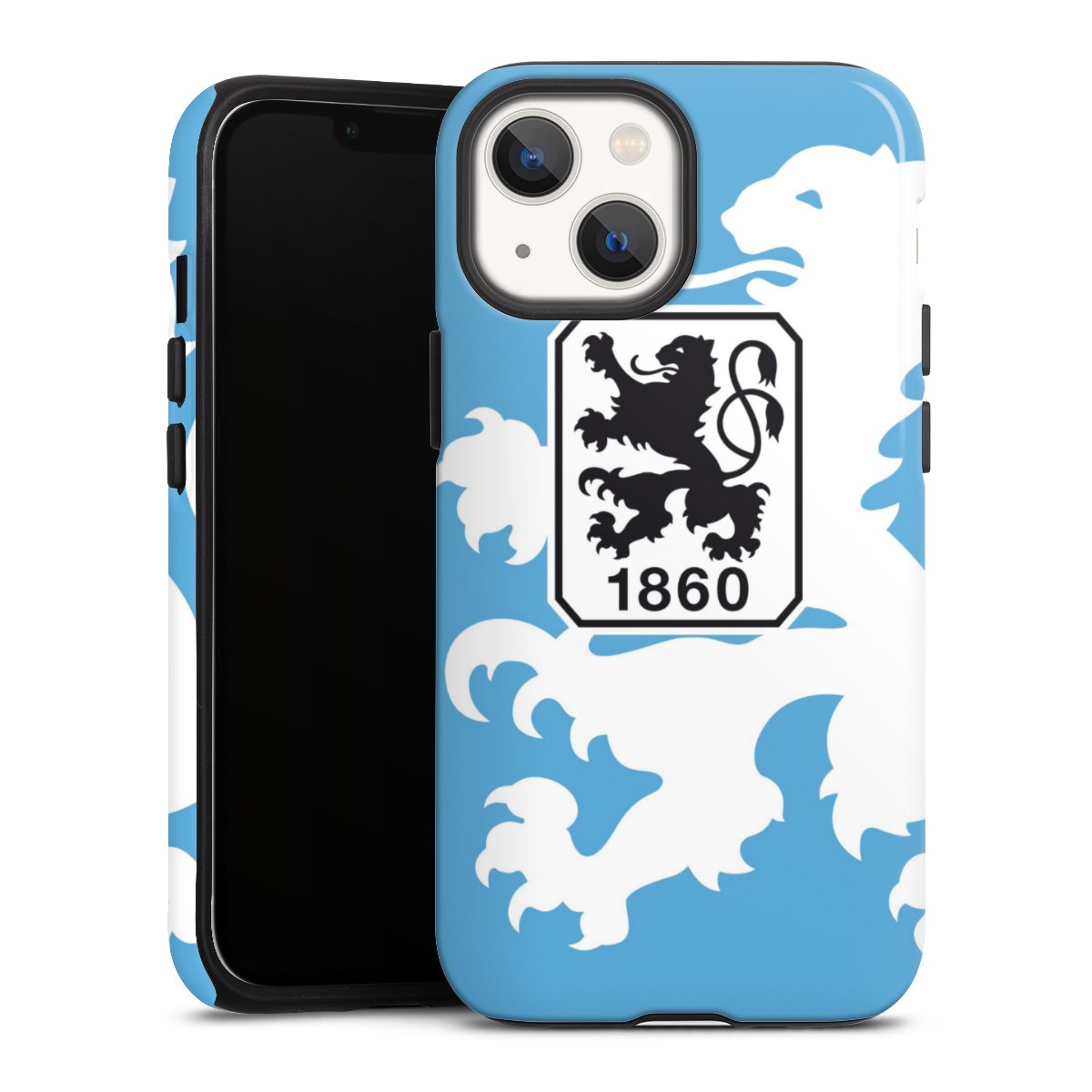 iPhone 13 Mini Handy Panzer Handyhülle robuste Outdoor Hülle Schutzhülle glänzend Coat Of Arms Official Licensed Product Tough Case