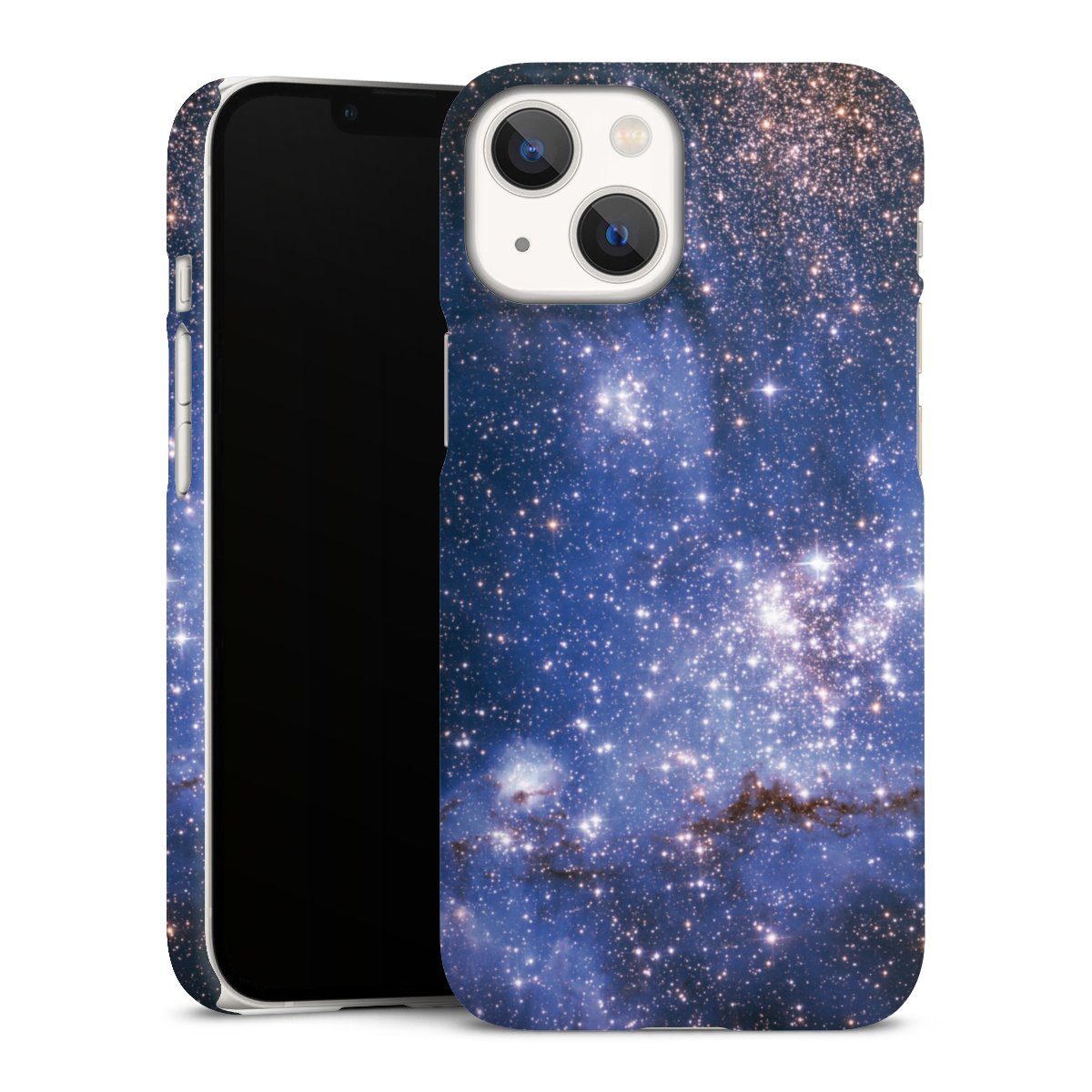 iPhone 13 Mini Handy Premium Case Smartphone Handyhülle Schutzhülle matt Weltall Galaxy Weltraum Premium Case