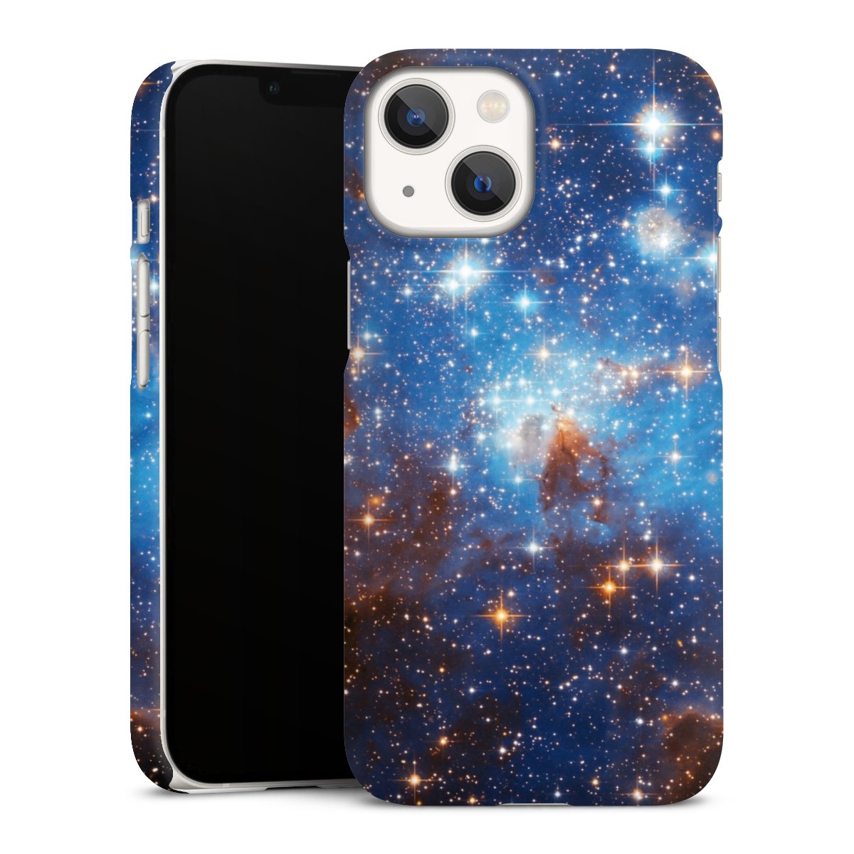 iPhone 13 Mini Handy Premium Case Smartphone Handyhülle Schutzhülle matt Star Weltall Galaxy Premium Case