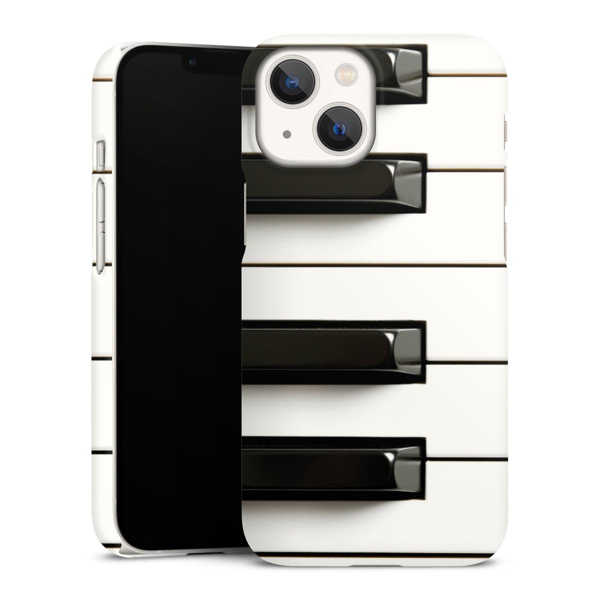 iPhone 13 Mini Handy Premium Case Smartphone Handyhülle Schutzhülle matt Klavier Piano Music Premium Case