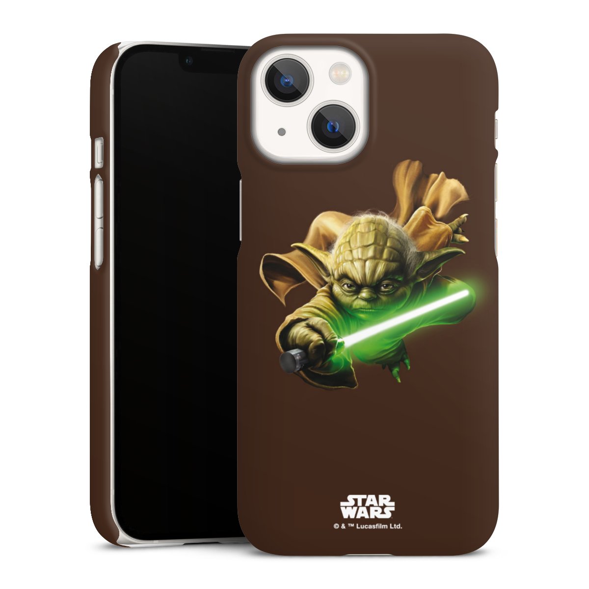 iPhone 13 Mini Handy Premium Case Smartphone Handyhülle Schutzhülle matt Yoda Merchandise Star Wars Premium Case