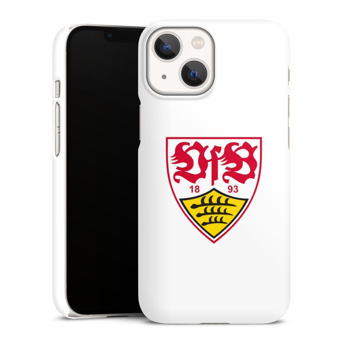 iPhone 13 Mini Handy Premium Case Smartphone Handyhülle Schutzhülle matt Logo Official Licensed Product Vfb Stuttgart Premium Case