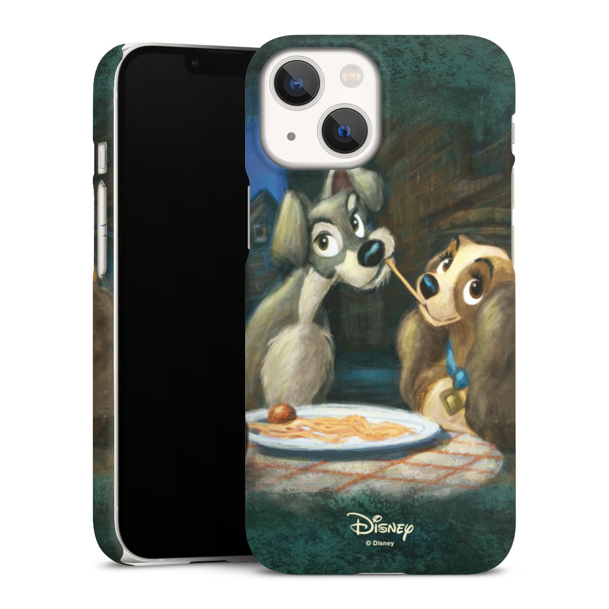 iPhone 13 Mini Handy Premium Case Smartphone Handyhülle Schutzhülle matt Lady And The Tramp Official Licensed Product Disney Premium Case