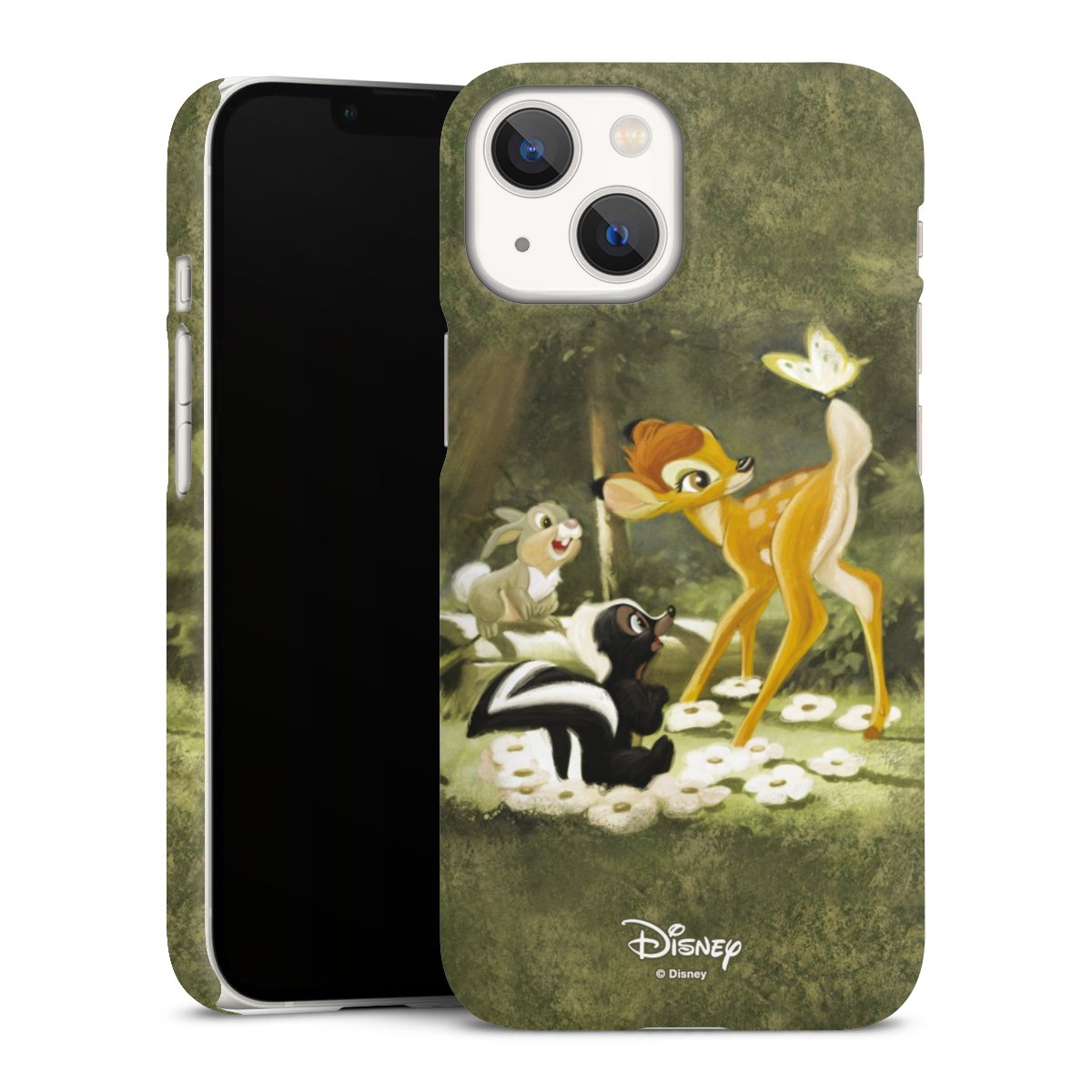 iPhone 13 Mini Handy Premium Case Smartphone Handyhülle Schutzhülle matt Disney Official Licensed Product Bambi Premium Case